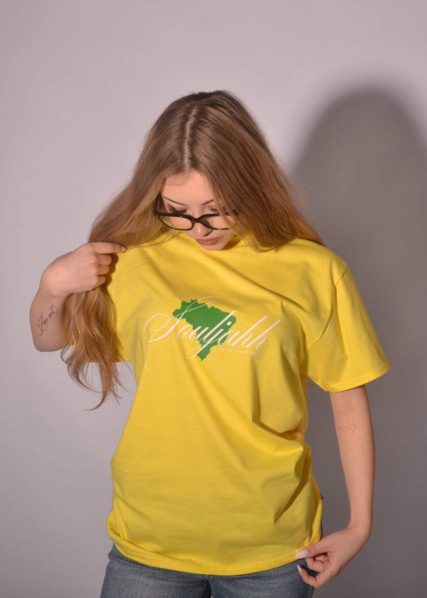 Souljahh Brasiliano Yellow T-Shirt