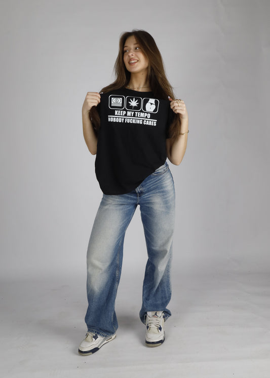 Keep My Tempo Tee (black)